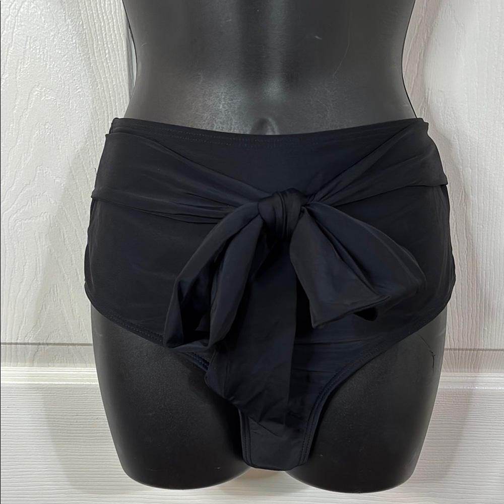 Black swim bottoms only, NWOT, size Large.